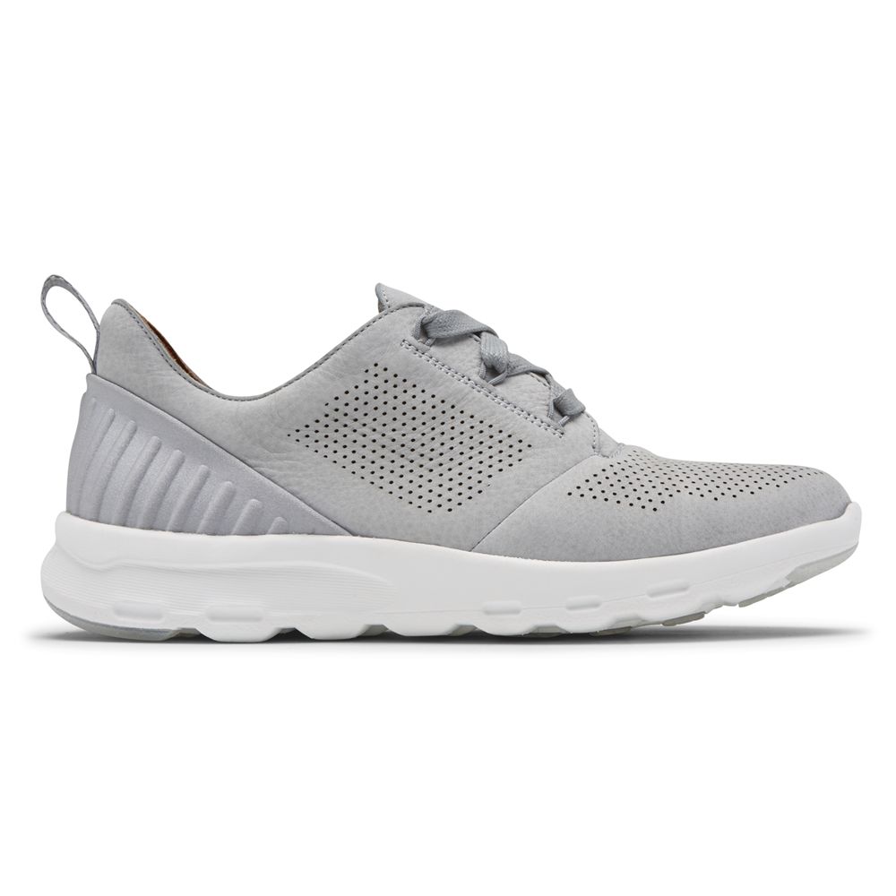 Rockport Pulsetech Tie - Womens Sneakers - Grey - NZ (FUP-014562)